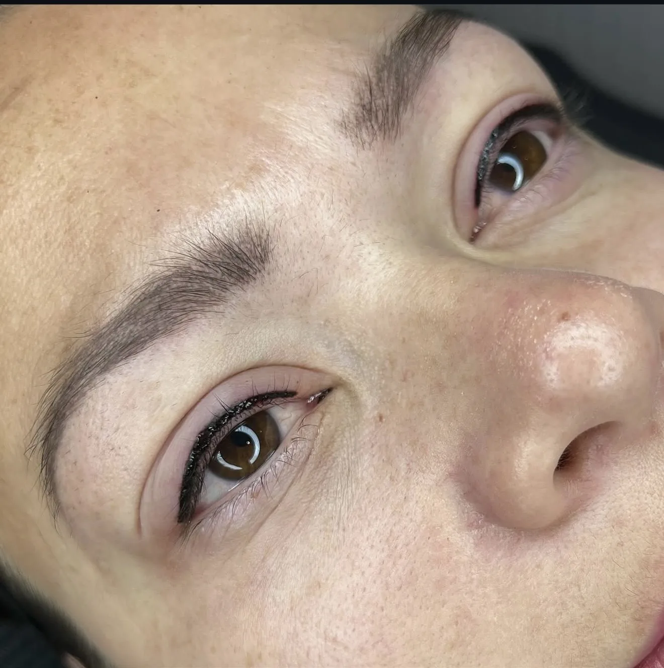 Resultaat van permanente eyeliner